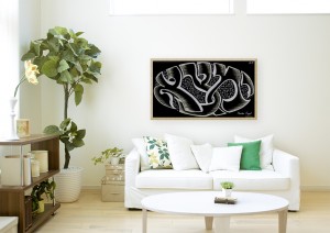 monogram art  YIMTZA   -FOR DISPLAY ONLY